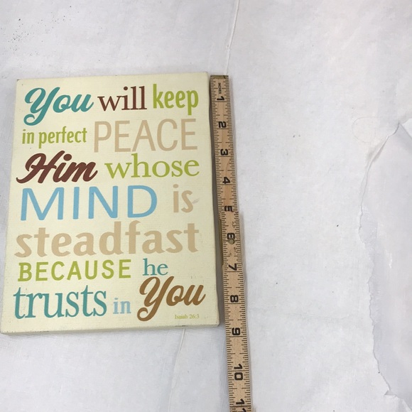 Isaiah 26:3 Sign - Picture 2 of 5